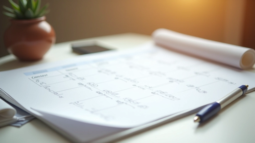 Calendrier de planification annuelle des cadeaux avec tableau de suivi des projets artisanaux par mois